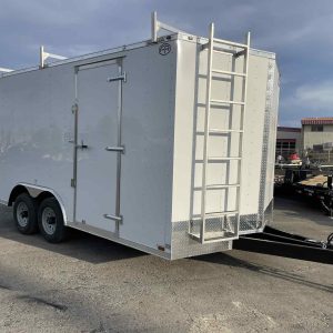 2026 Cargo Mate 8.5 x 16 Contractor Enclosed Trailer **Ramp Door**