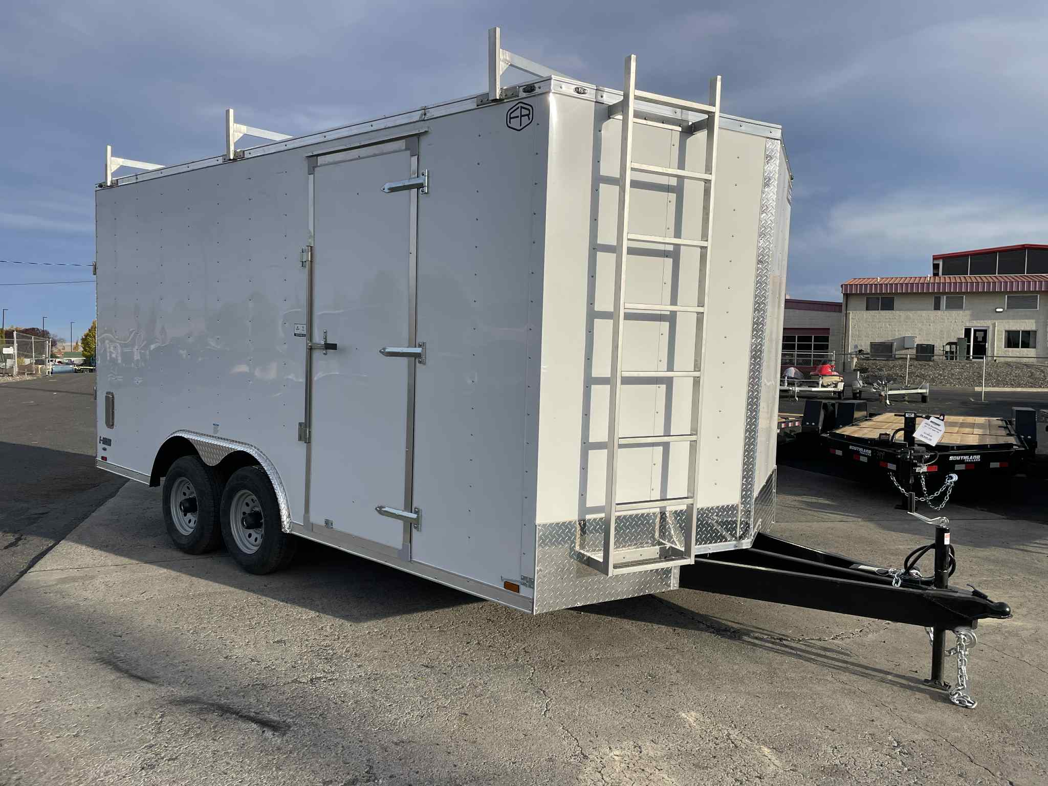 2026 Cargo Mate 8.5 x 16 Contractor Enclosed Trailer **Ramp Door**