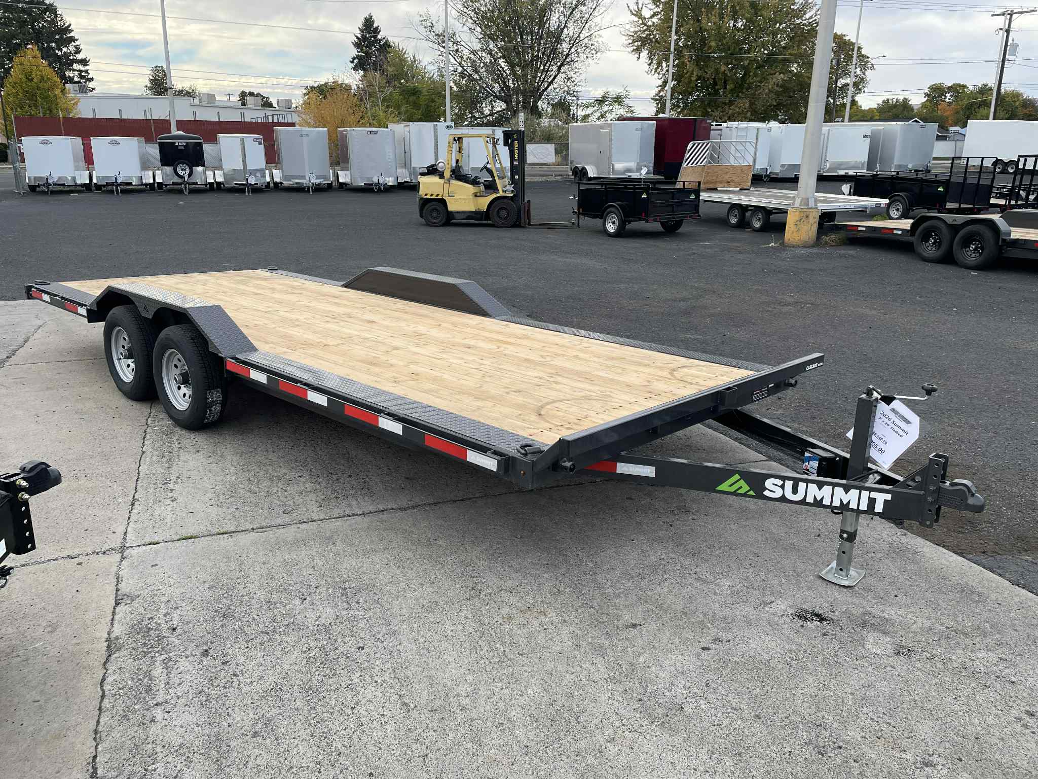 2026 Summit 7 x 20 Cascade Flatbed Trailer **GVWR 10k**