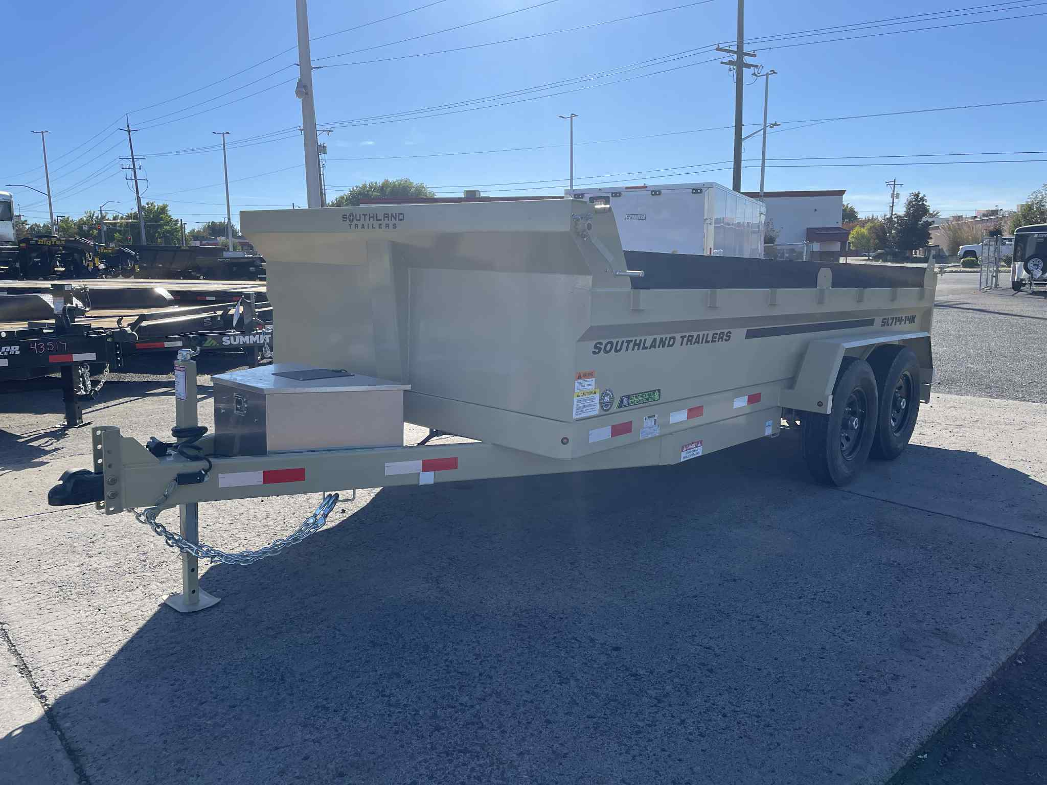 2026 Southland 7' x 14' 14k Dump Trailer **Slide in Ramps** - Image 2