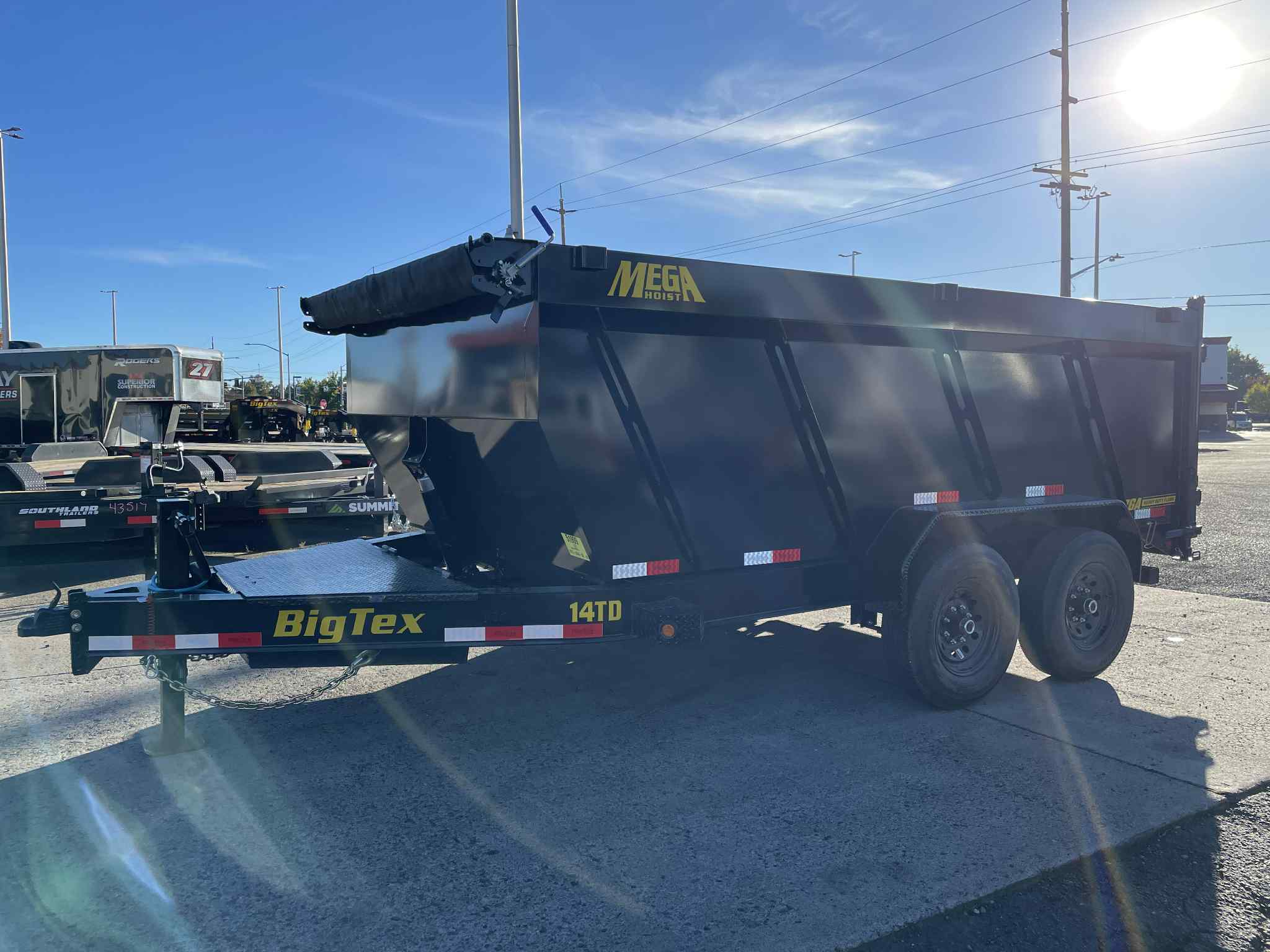 2026 Big Tex 83 x 14 14TD Telescopic Dump Trailer **4' High Sides** - Image 3