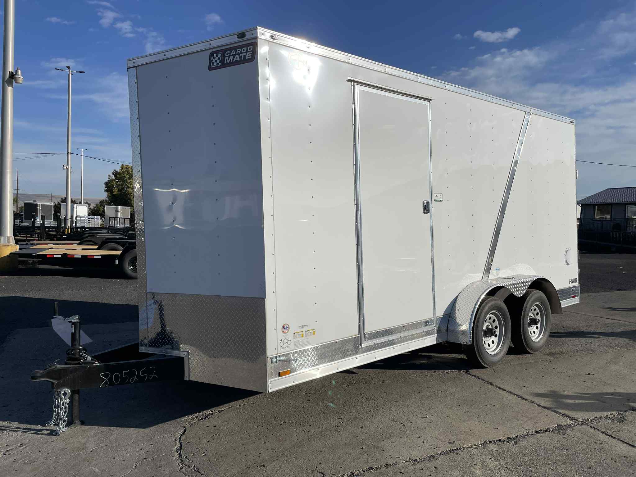 2026 Cargo Mate 7 x 16 E-Series Enclosed Trailer **12" Extra Height**