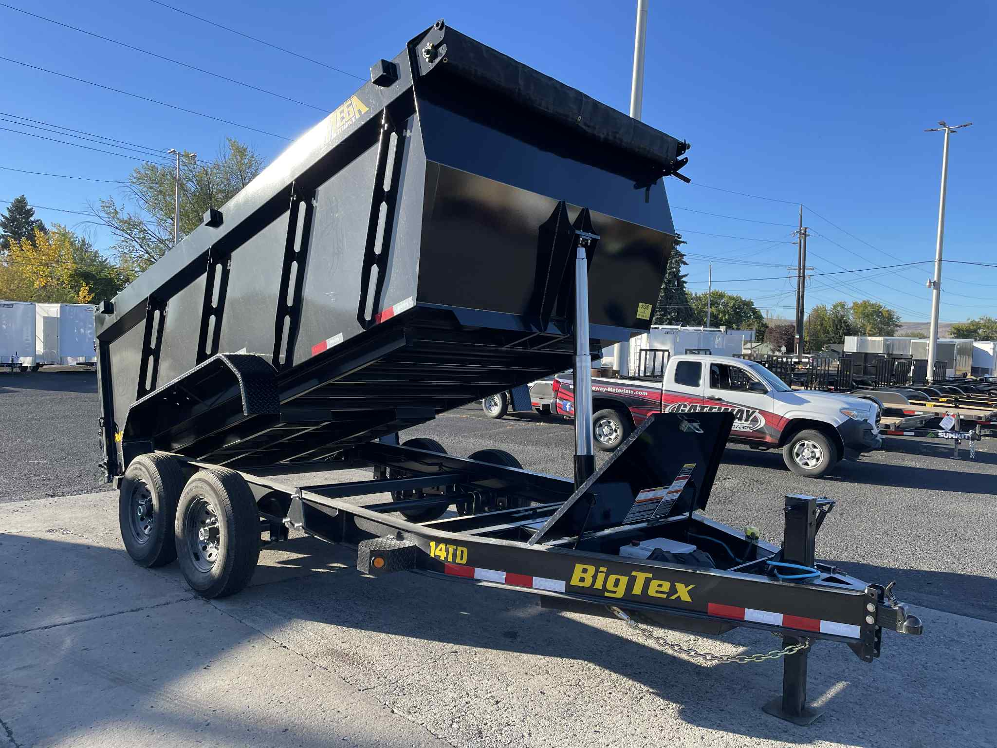 2026 Big Tex 83 x 14 14TD Telescopic Dump Trailer **4' High Sides**