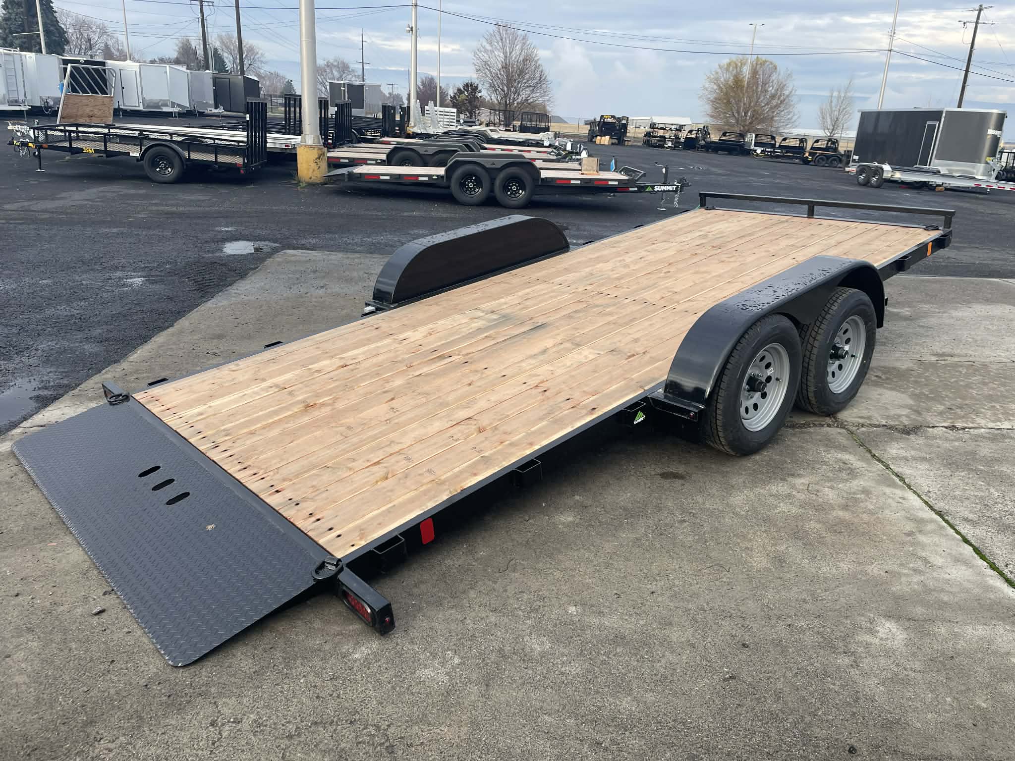 2026 Summit 7 x 16 Alpine Full Tilt Trailer **GVWR 7k** - Image 4