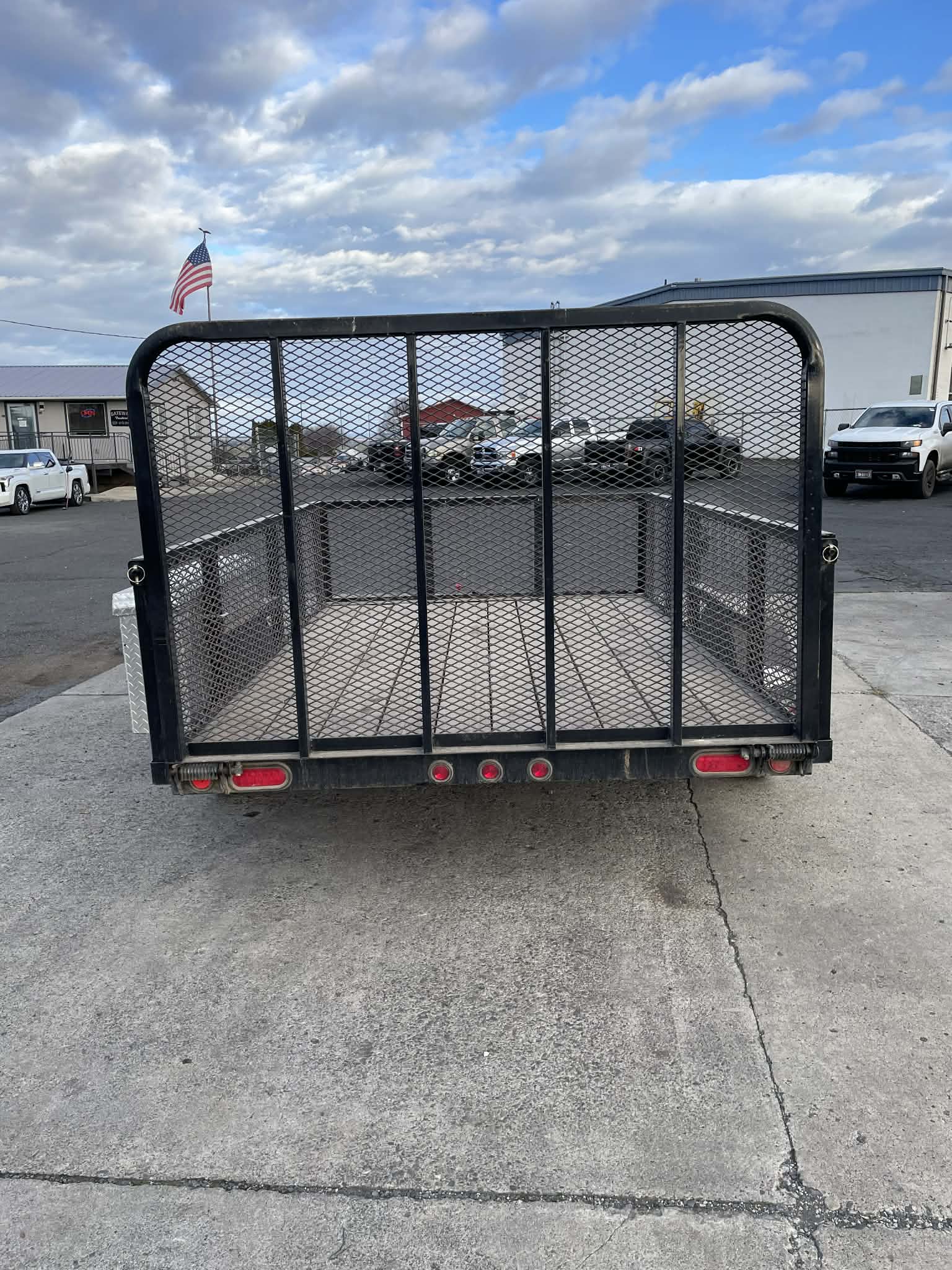 **USED** 2017 Load Trail 77x10 Utility ** 4' Rear Ramp Gate** - Image 4