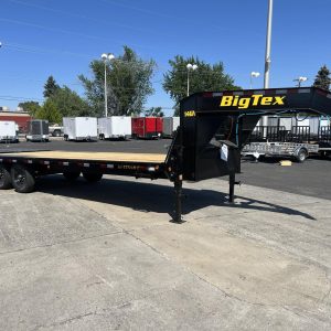 2026 Big Tex 102X20+5 14GN Gooseneck Trailer **Mega Ramps**