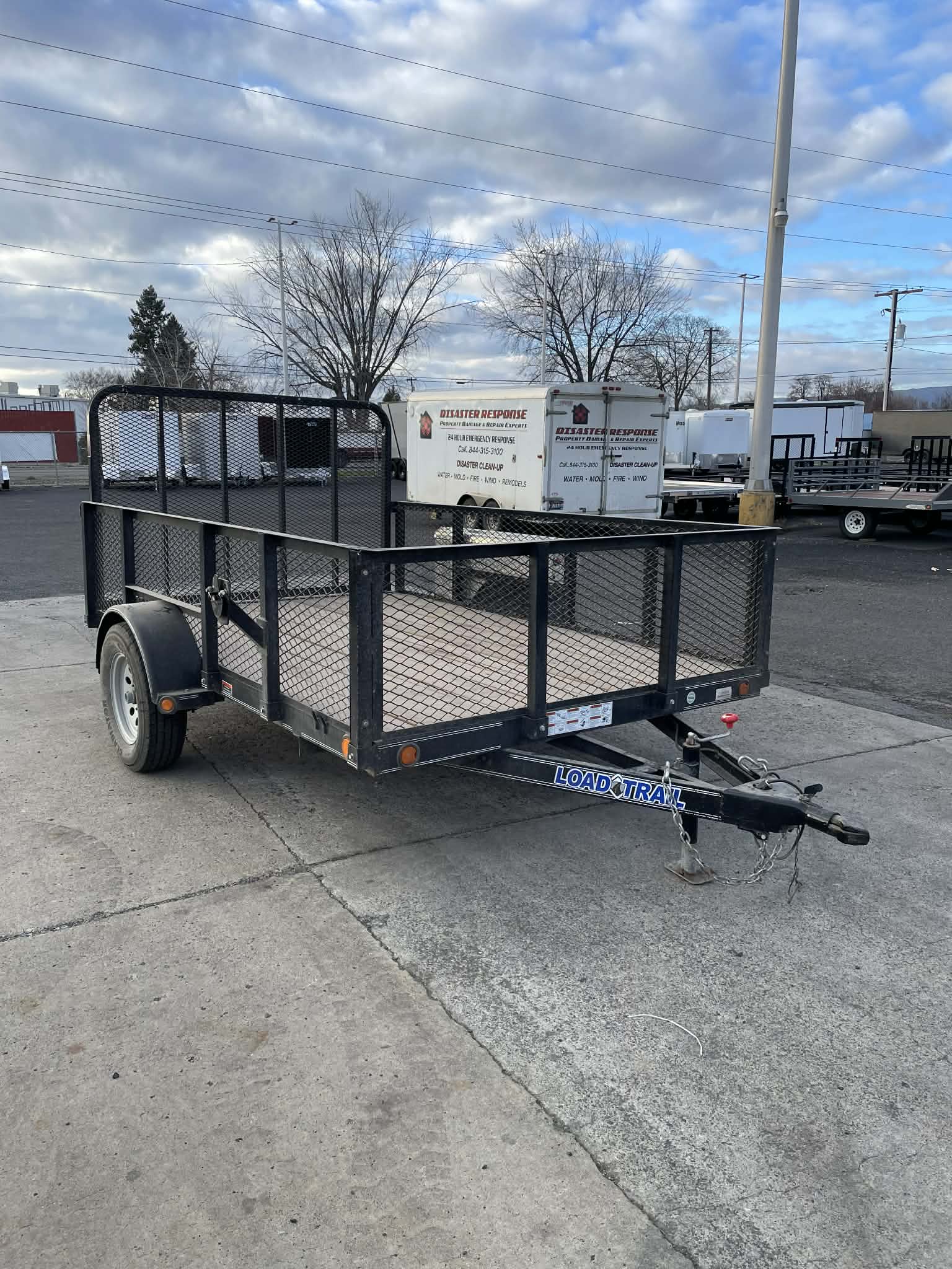 **USED** 2017 Load Trail 77x10 Utility ** 4' Rear Ramp Gate**
