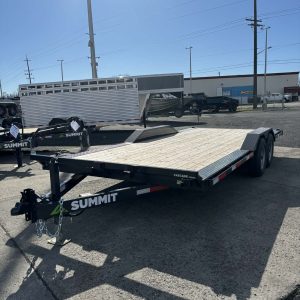 2026 Summit 8.5 X 18 Flatbed Trailer **Drive Over Fenders**