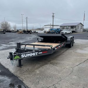 2026 Summit 7 X 22 Split Tilt Trailer **GVWR 15.4K**
