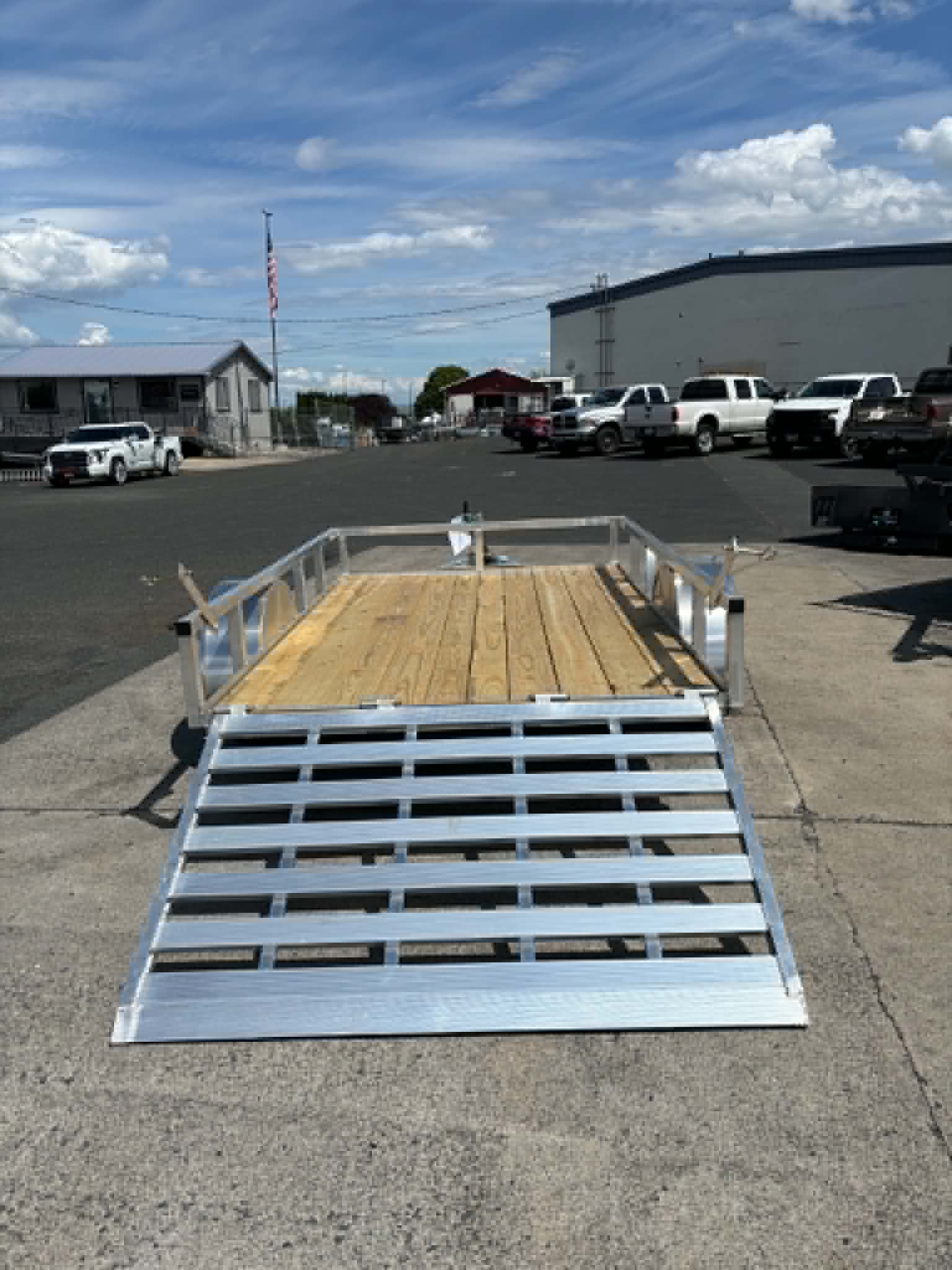 2026 Alcom 72 X 10 Utility Trailer **ALL ALUMINUM** - Image 6