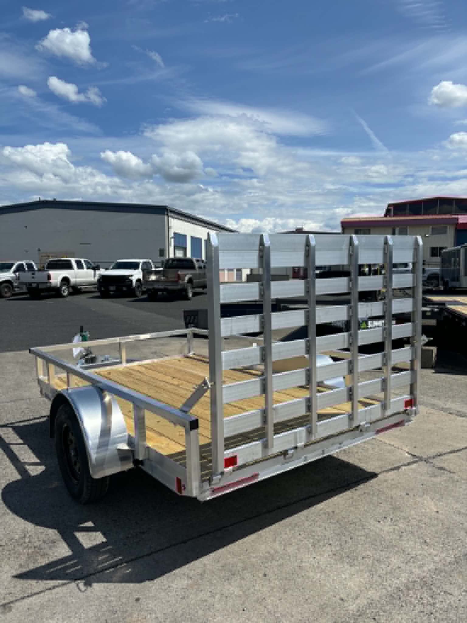 2026 Alcom 72 X 10 Utility Trailer **ALL ALUMINUM** - Image 4