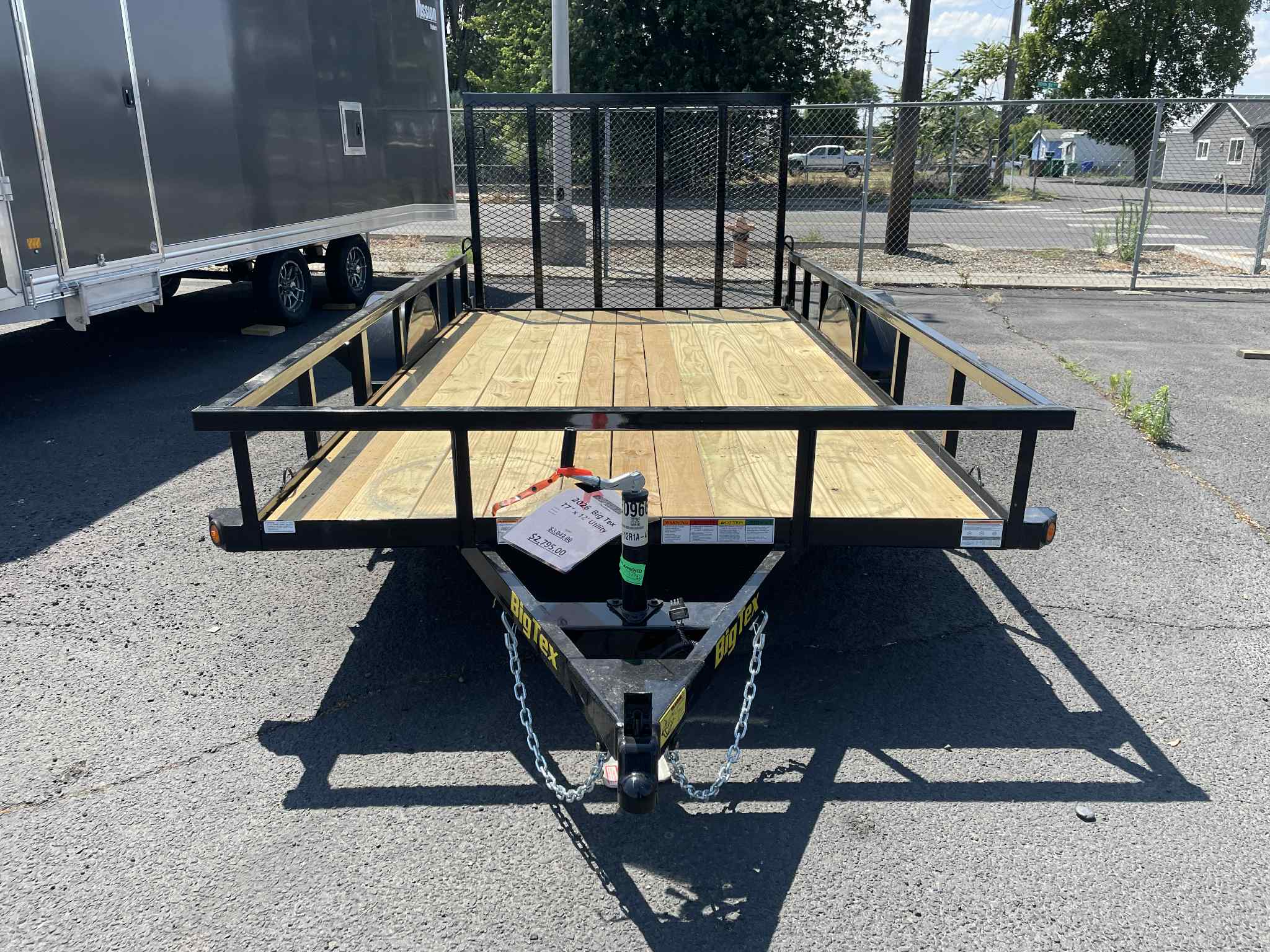 2027 Big Tex 77 X 12 35SA Utility Trailer **GVWR 3K** - Image 2
