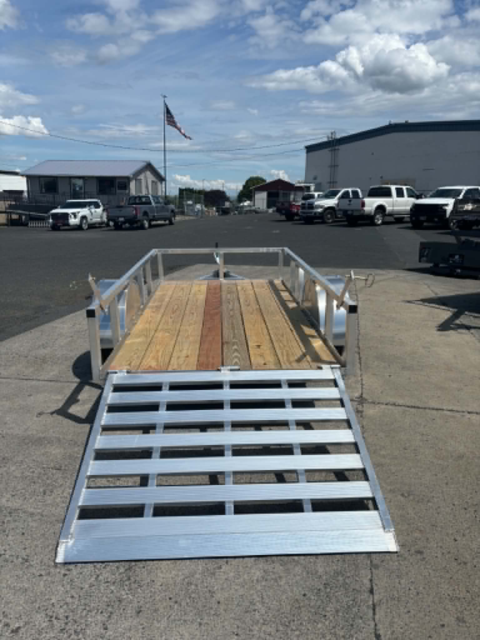 2026 Alcom 60 X 10 Utility Trailer **ALL ALUMINUM** - Image 6