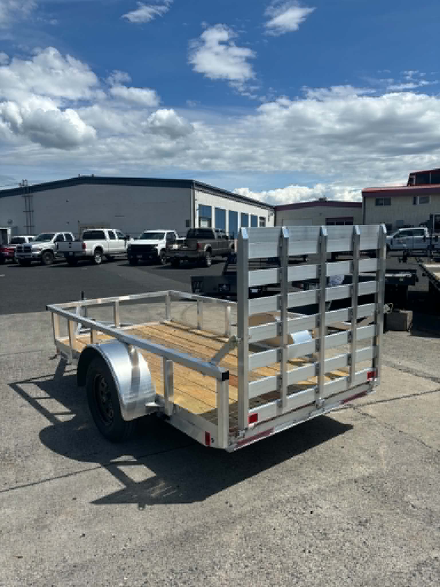 2026 Alcom 60 X 10 Utility Trailer **ALL ALUMINUM** - Image 4