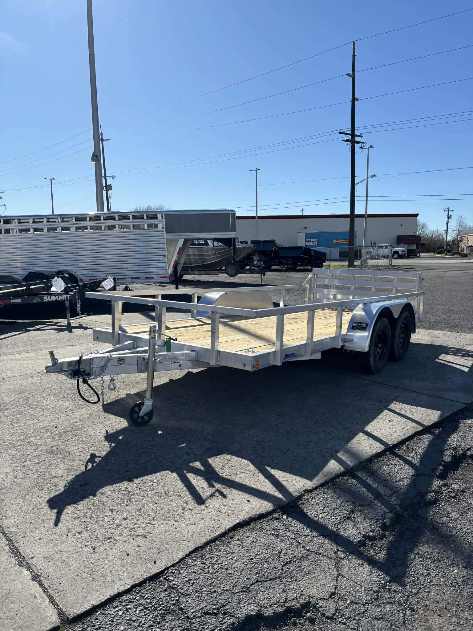 2026 Mission 6.5 X 16 Utility Trailer **Electric Brakes** - Image 2