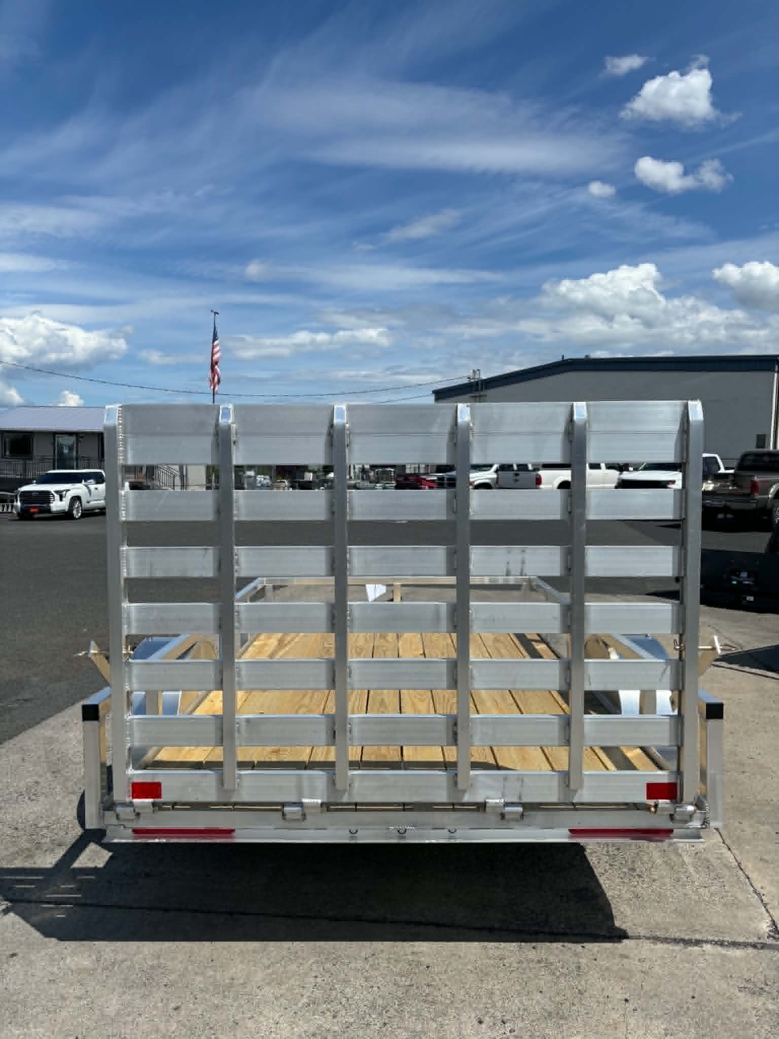 2026 Alcom 72 X 10 Utility Trailer **ALL ALUMINUM** - Image 5