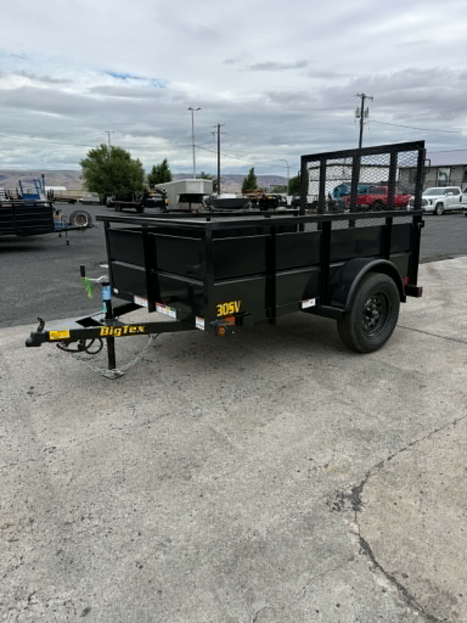 2026 Big Tex 5 X 8 30SV Utility Trailer **28" SIDES**