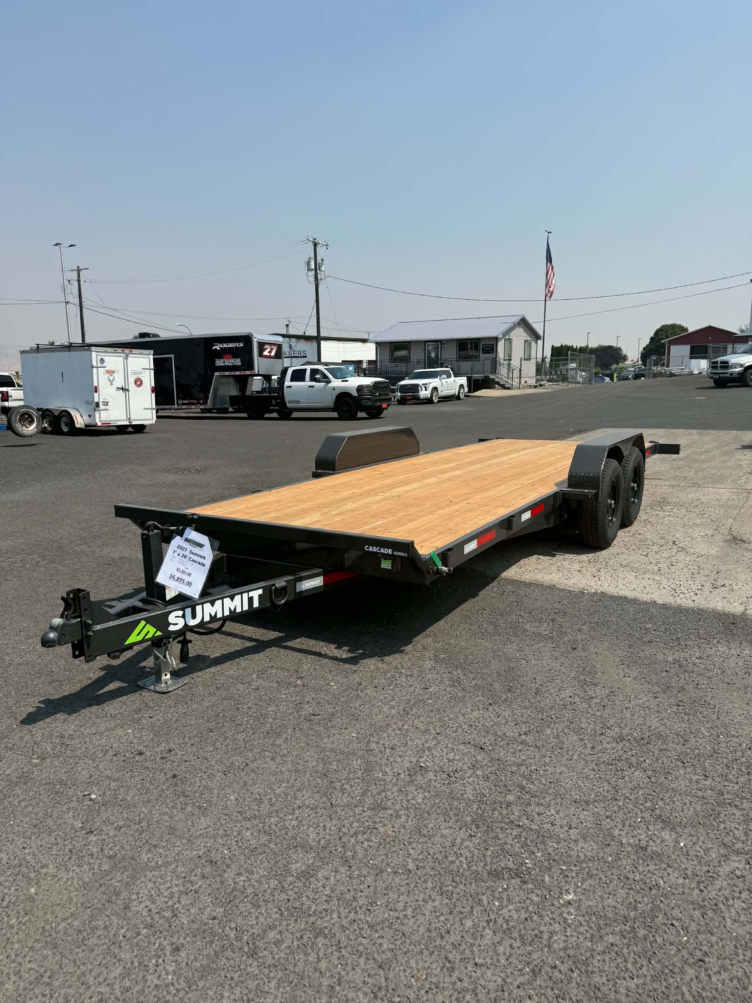 2027 Summit 7 X 20 Cascade Full Tilt Trailer **GVWR 10K**