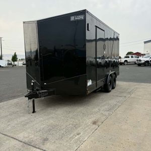 2027 Cargo Mate 8 X 16 E-Series Enclosed Cargo Trailer **PURE BLACK PACKAGE**
