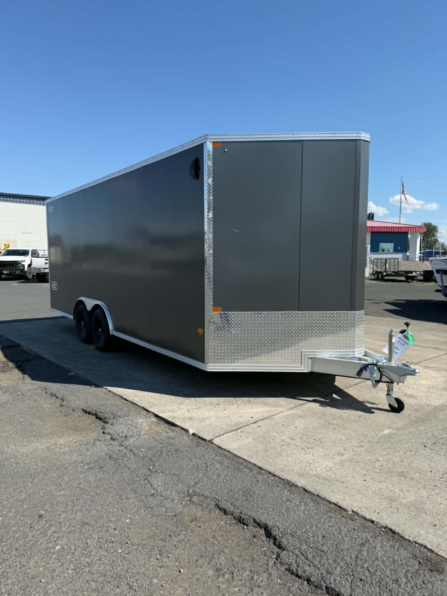 2026 Alcom 8.5 X 20 EZ-Hauler Enclosed Cargo Trailer **3" Extra Height** - Image 2