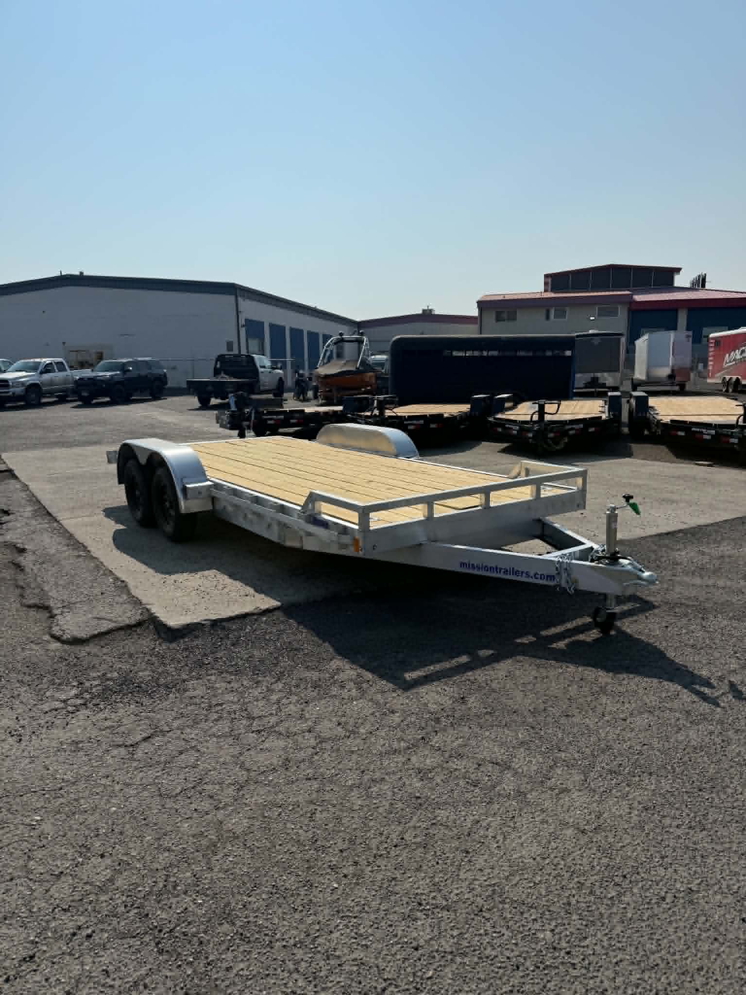 2027 Alcom 8 X 16 Car Hauler Trailer **GVWR 7K** - Image 2