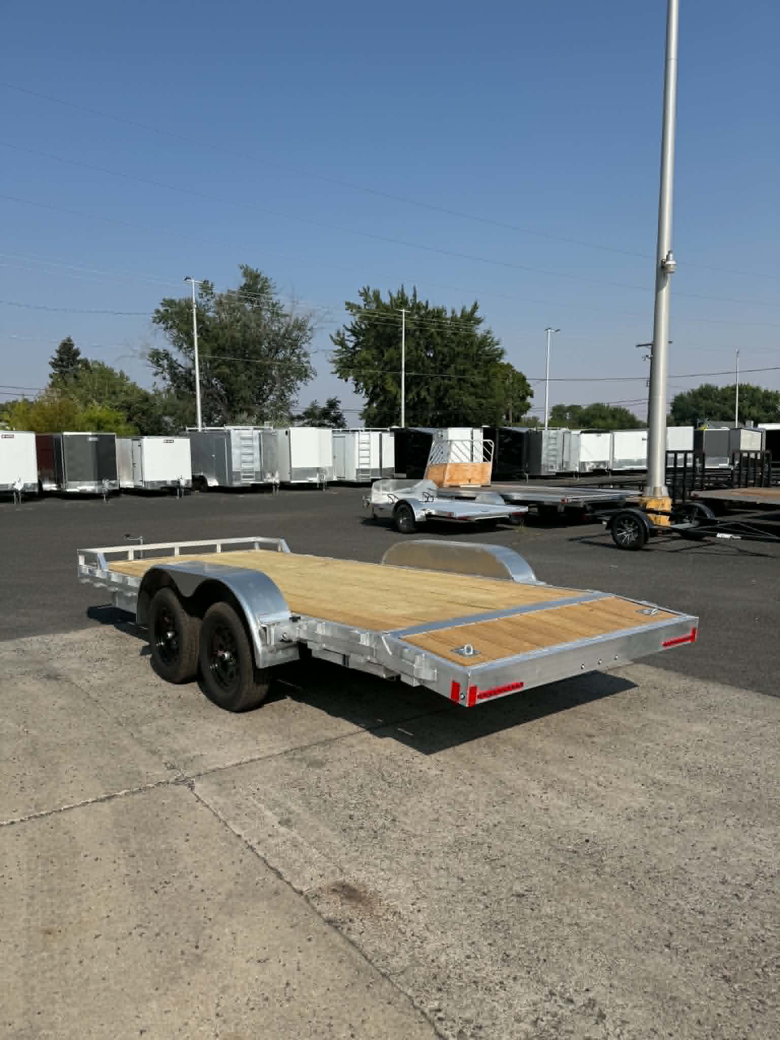 2027 Alcom 8 X 16 Car Hauler Trailer **GVWR 7K** - Image 3