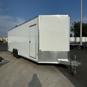 Alcom 8.5 X 24 EZ-Hauler Enclosed Cargo Trailer **ESCAPE DOOR**