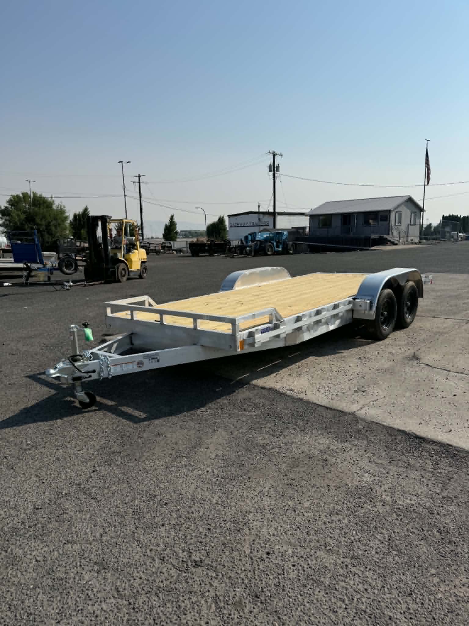 2027 Alcom 8 X 16 Car Hauler Trailer **GVWR 7K**