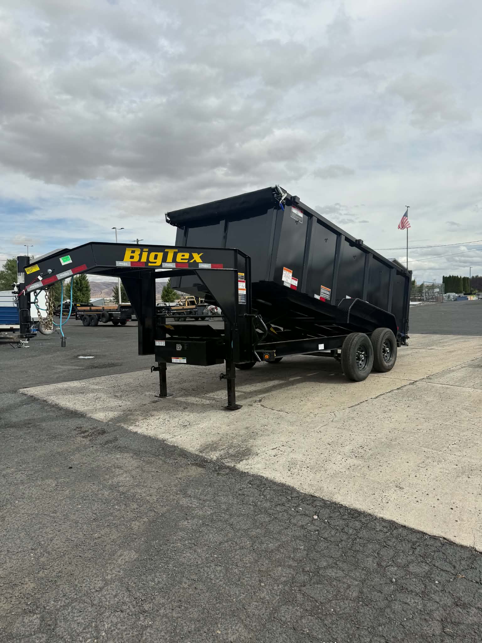 2027 Big Tex 83 X 14 14GX Gooseneck Dump Trailer **4' Sides**
